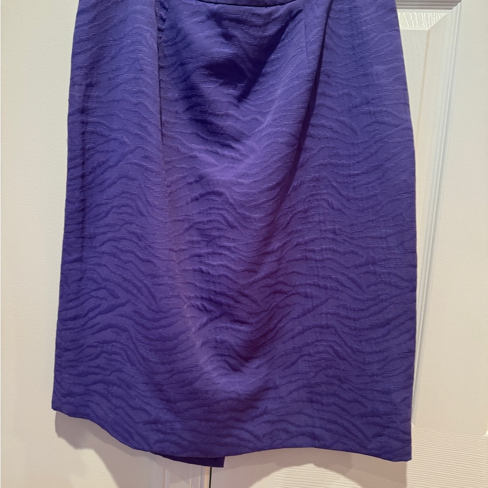 Women's Purple Skirt Suit - Picture 3 of 4